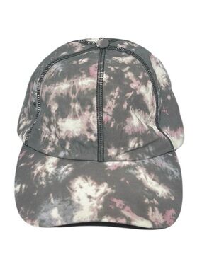 Lululemon Baseball Cap Women’ s Gray Pink Tie Dye Strapback One Size